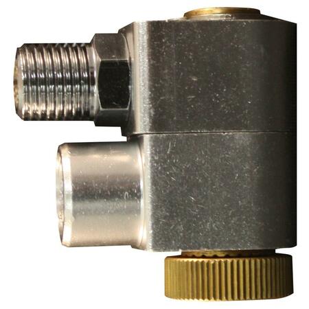 WILTON 0.25 in. NPT Swivel Hose Fitting Connector with Flow Control S-657-2